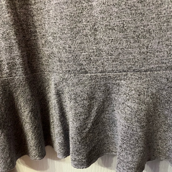 Selling grey, long sleeves shirt, frills at ends of sleeves and shirt - Picture 4 of 4